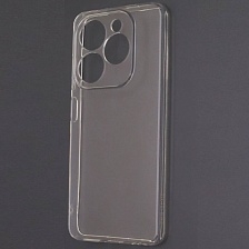 Чехол накладка для INFINIX Spark GO 2024, POP 8, защита камеры, силикон, прозрачный