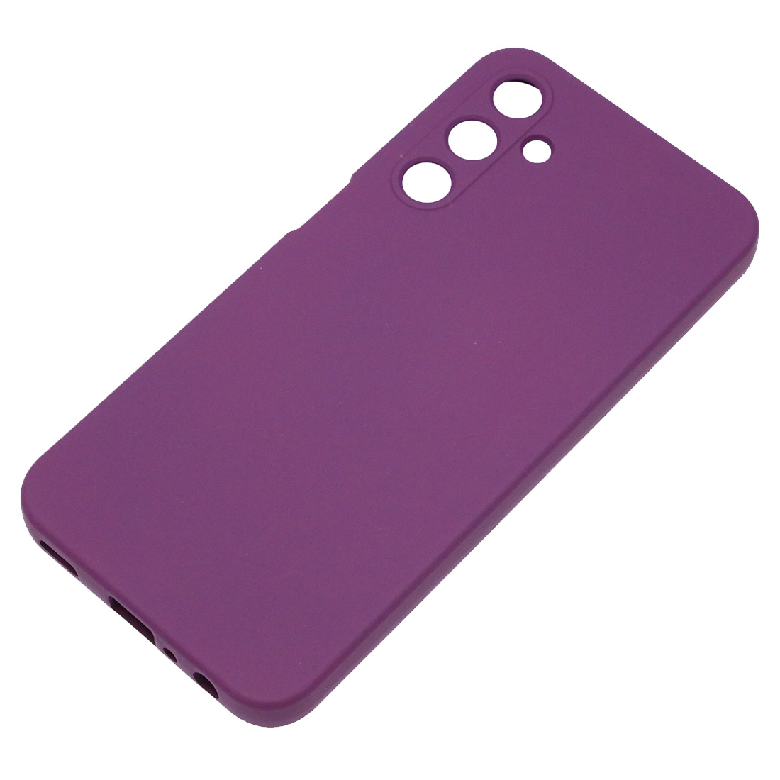 Чехол накладка NANO для SAMSUNG Galaxy A25 5G, защита камеры, силикон, бархат, цвет фиолетовый