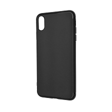 Чехол накладка imcase для APPLE iPhone XS Max, ультратонкий силикон, матовый, цвет черный.