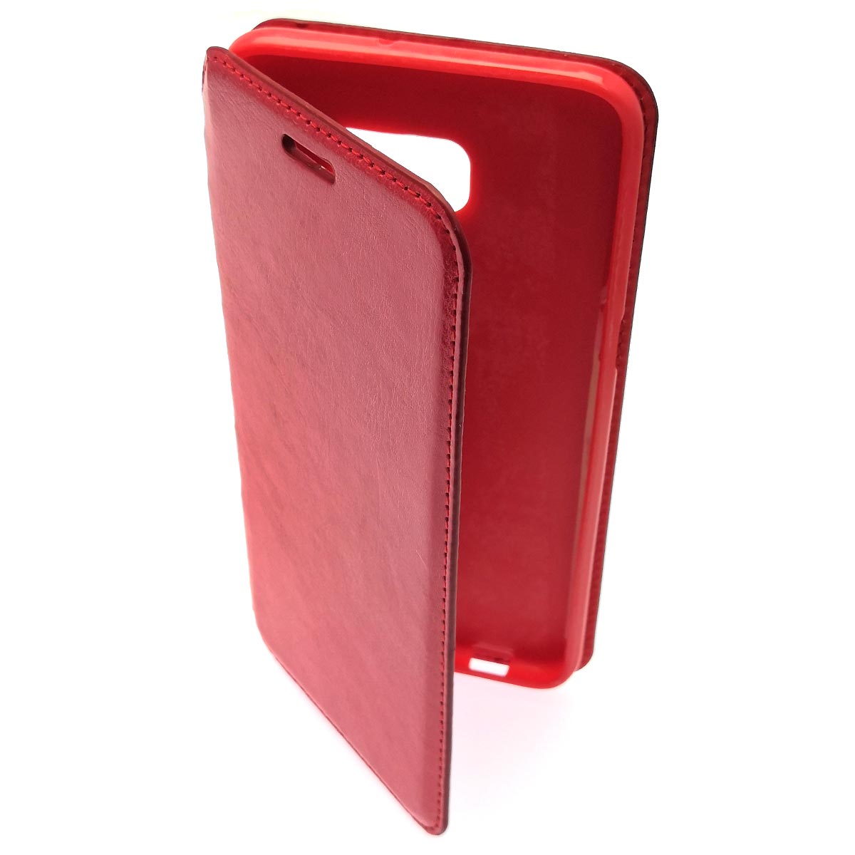 Чехол книжка для SAMSUNG Galaxy S6 Edge Plus (SM-G928), на магните, цвет красный