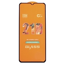 Защитное стекло 21D GLASS FULL GLUE для SAMSUNG Galaxy A12 (SM-A125), A02 (SM-A022), M12 (SM-M127F), A02S (SM-025), A03s (SM-A037F), A03 Core (SM-A032), A03 (SM-A035F), A04, A04s, A04e, цвет окантовки черный