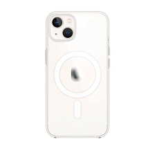 Чехол накладка с поддержкой Magsafe для APPLE iPhone 13 (6.1"), силикон, цвет прозрачный