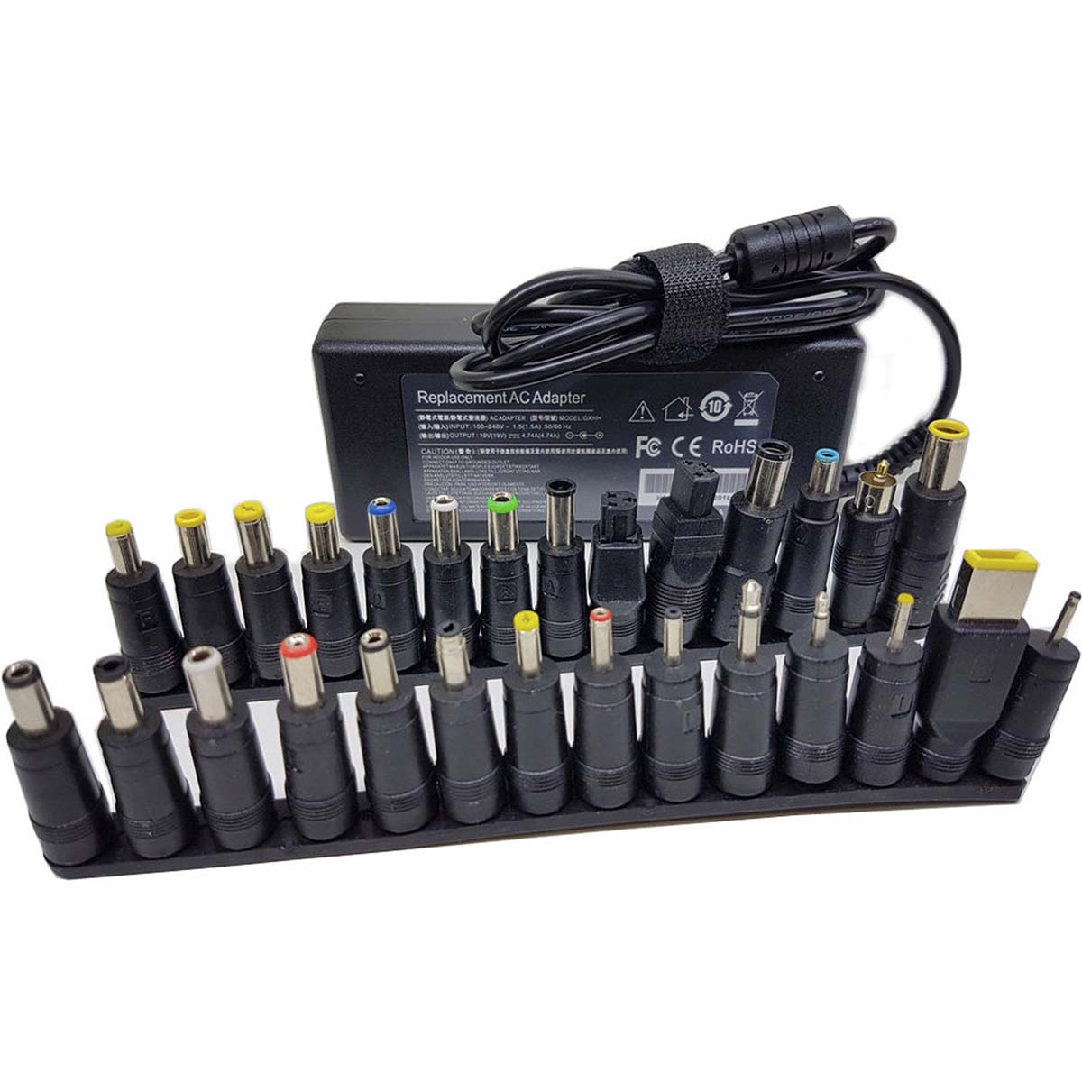 Блок питания универсальный Live Power LP510, 19 V, 4.74 A, в комплекте 28 переходников, цвет черный