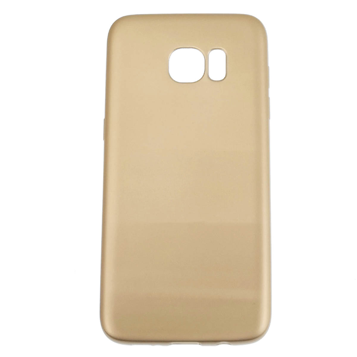 Чехол накладка J-Case THIN для SAMSUNG Galaxy S7 Edge, силикон, цвет золотистый