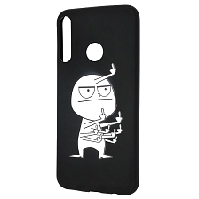 Чехол накладка imcase для HUAWEI Honor 9C, P40 Lite E, Y7P, Honor Play 3, силикон, рисунок Человечек