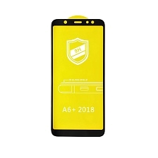 Защитное стекло 9D для SAMSUNG Galaxy A6 Plus 2018 (SM-A605), цвет канта черный Защитное стекло 9D для SAMSUNG Galaxy A6 Plus 2018 (SM-A605), цвет канта черный