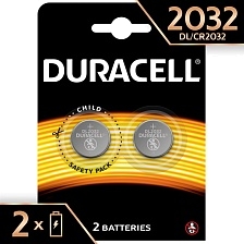 Батарейка DURACELL CR2032 BL2 Lithium 3V