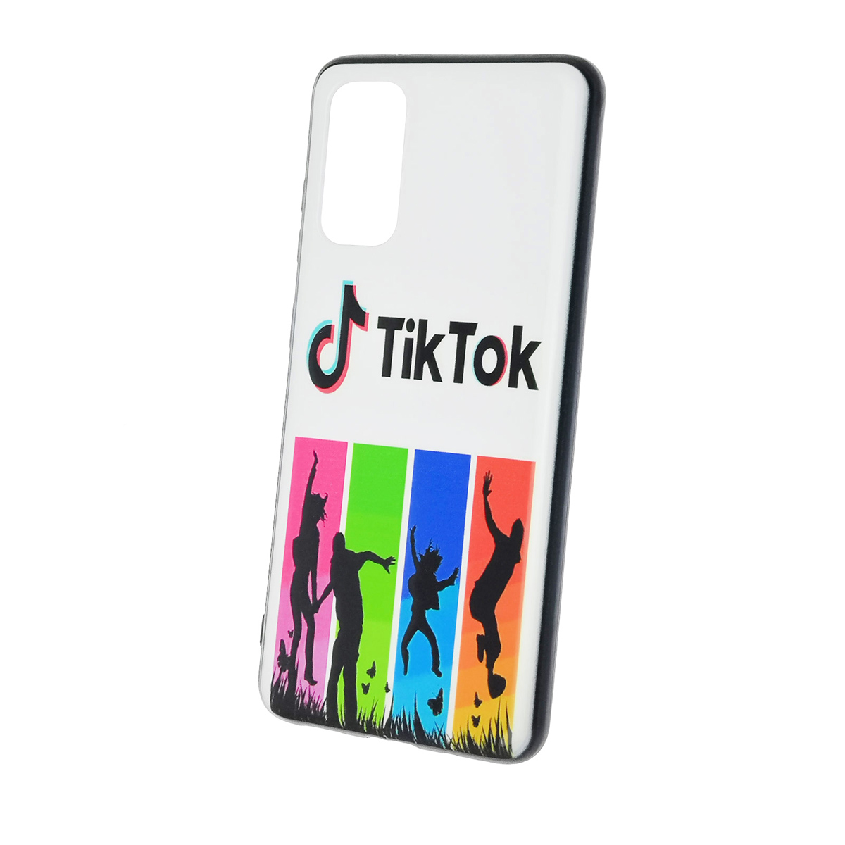 Чехол накладка для SAMSUNG Galaxy S20 (SM-G980), силикон, рисунок TikTok танцы.