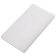 Силиконовый чехол для XIAOMI Power bank 10000 с 2 USB, цвет белый.