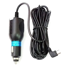 АЗУ (Автомобильное зарядное устройство) Eplutus FC-052, угловой mini USB, длина 3 метра, цвет черный