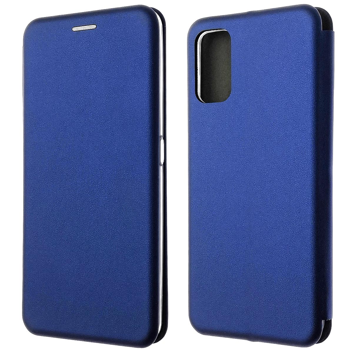 Чехол книжка STYLISH для Realme 7 Pro, экокожа, визитница, цвет синий