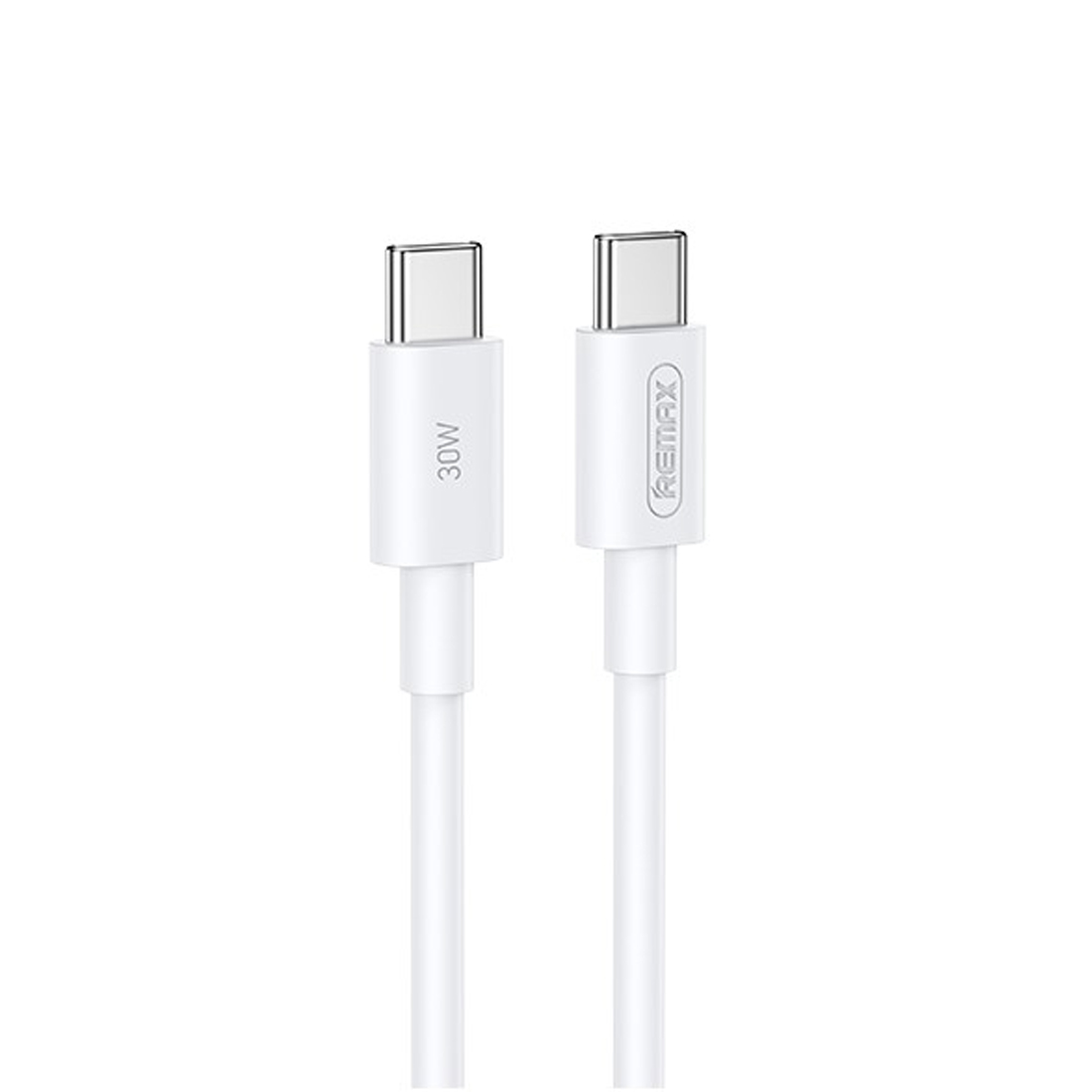 Кабель REMAX RC-C010 c-c USB Type C на USB Type C, 30W, длина 1 метр, цвет белый
