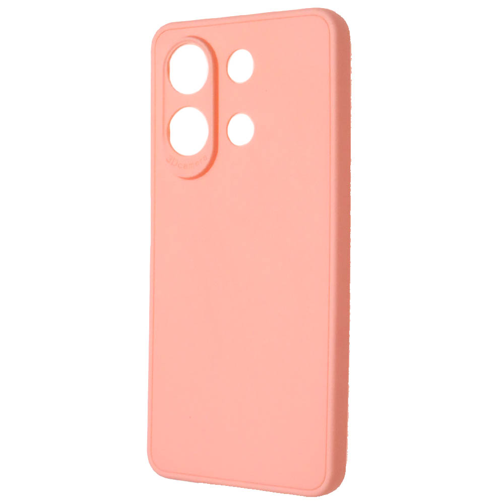 Чехол накладка для XIAOMI Redmi Note 13, защита камеры, силикон, цвет персиковый