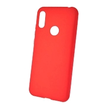 Чехол накладка NEW COLOR для HUAWEI Honor 8A, Y6 2019, силикон, цвет красный.