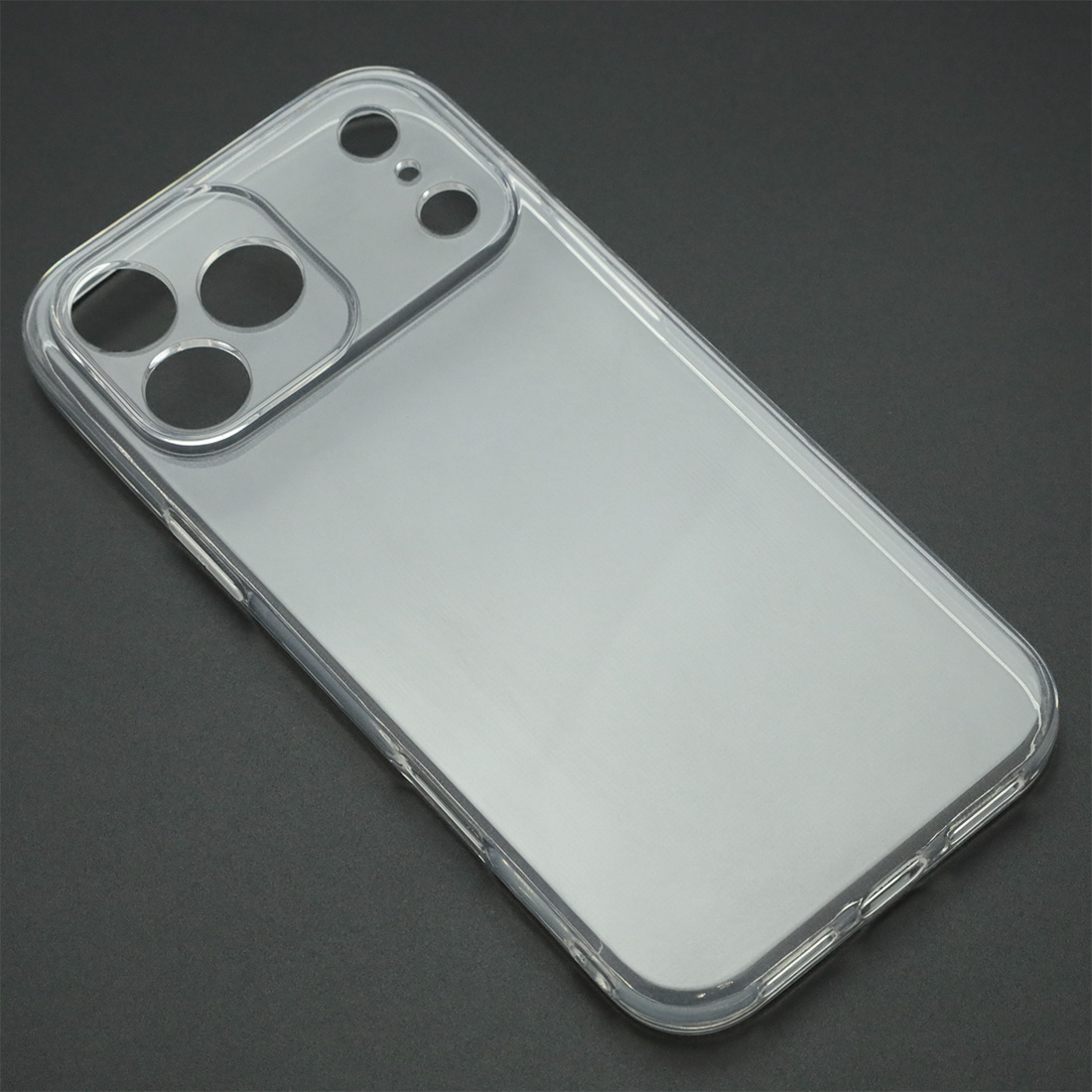 Чехол накладка Clear Case для APPLE iPhone 17 Pro Max, силикон, защита камеры, цвет прозрачный