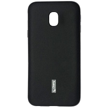 Чехол накладка Cherry для SAMSUNG Galaxy J3 2017 (SM-J330), силикон, цвет черный.