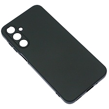 Чехол накладка NANO для SAMSUNG Galaxy A16 4G, защита камеры, силикон, бархат, цвет черный