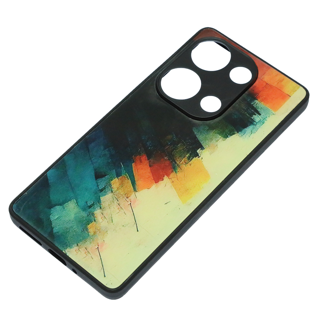 Чехол накладка для XIAOMI Redmi Note 13 Pro 4G, POCO M6 Pro 4G, защита камеры, пластик, силикон, рисунок Акварельная живопись