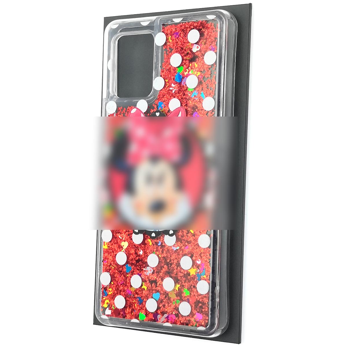 Чехол накладка для SAMSUNG Galaxy A42, силикон, переливашка, рисунок Minnie Mouse