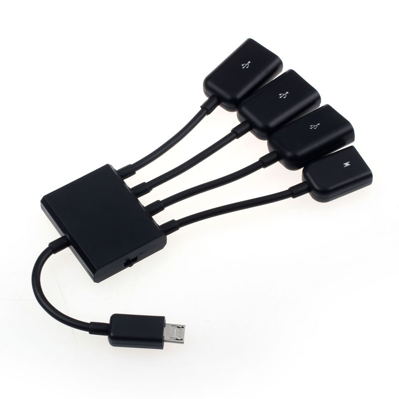 Концентратор USB HUB OTG MICRO 2.0 4 ports.