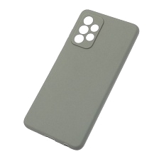 Чехол накладка SOFT TOUCH для SAMSUNG Galaxy A52 (SM-A525), силикон, цвет светло серый