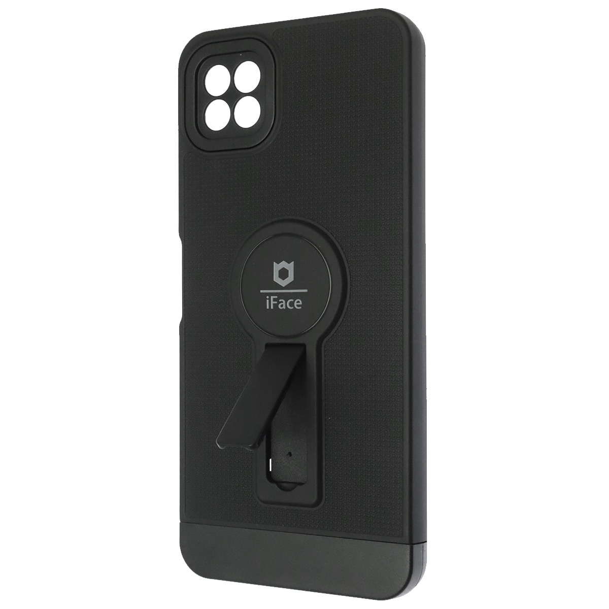 Чехол накладка iFace для SAMSUNG Galaxy A22s 5G (SM-A226B), силикон, защита камеры, выдвижная подставка, цвет черный