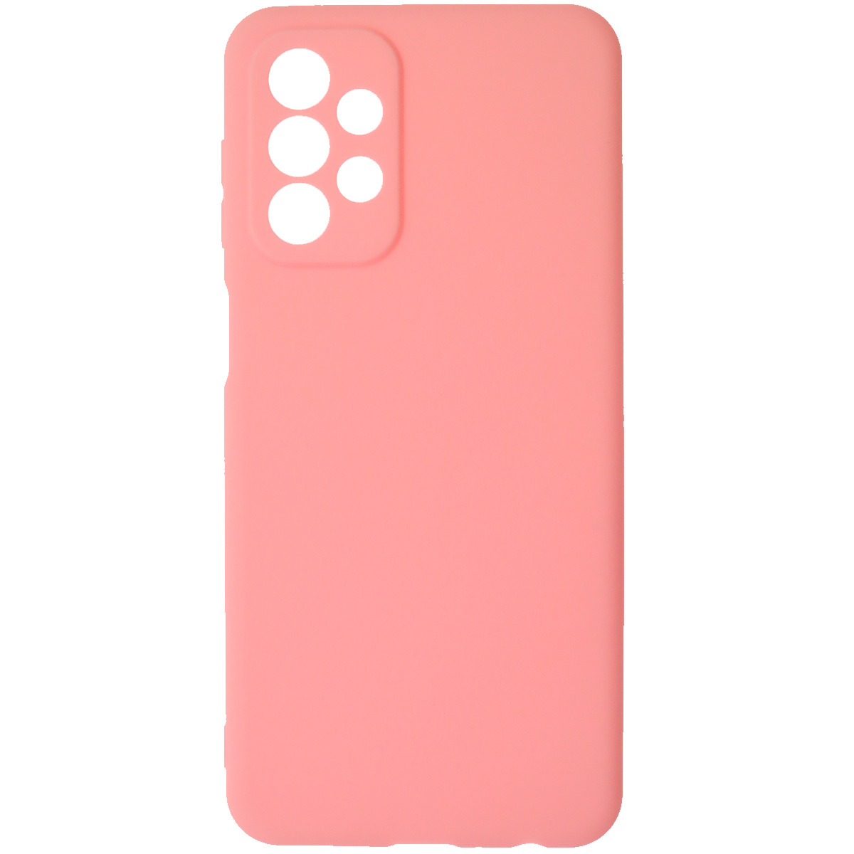 Чехол накладка для SAMSUNG Galaxy A23 (SM-A235F), силикон, цвет розовый