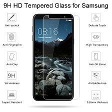 Защитное стекло Lito (премиум/0.33mm) для SAMSUNG Galaxy J6 Plus 2018 (SM-J610), прозрачное.
