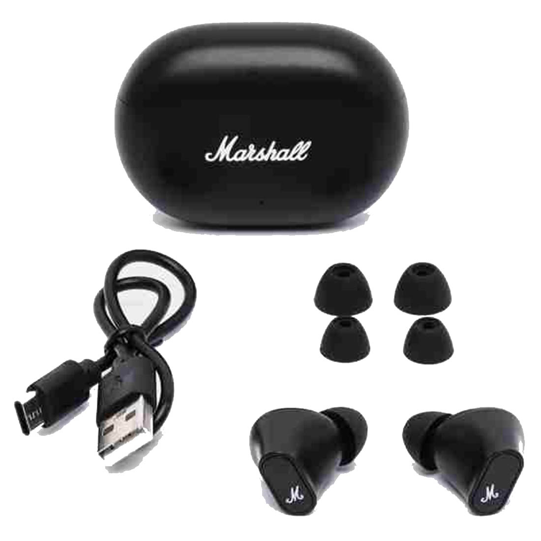 Гарнитура (наушники с микрофоном) беспроводная, MONOR V, Bluetooth 5.2, цвет черный