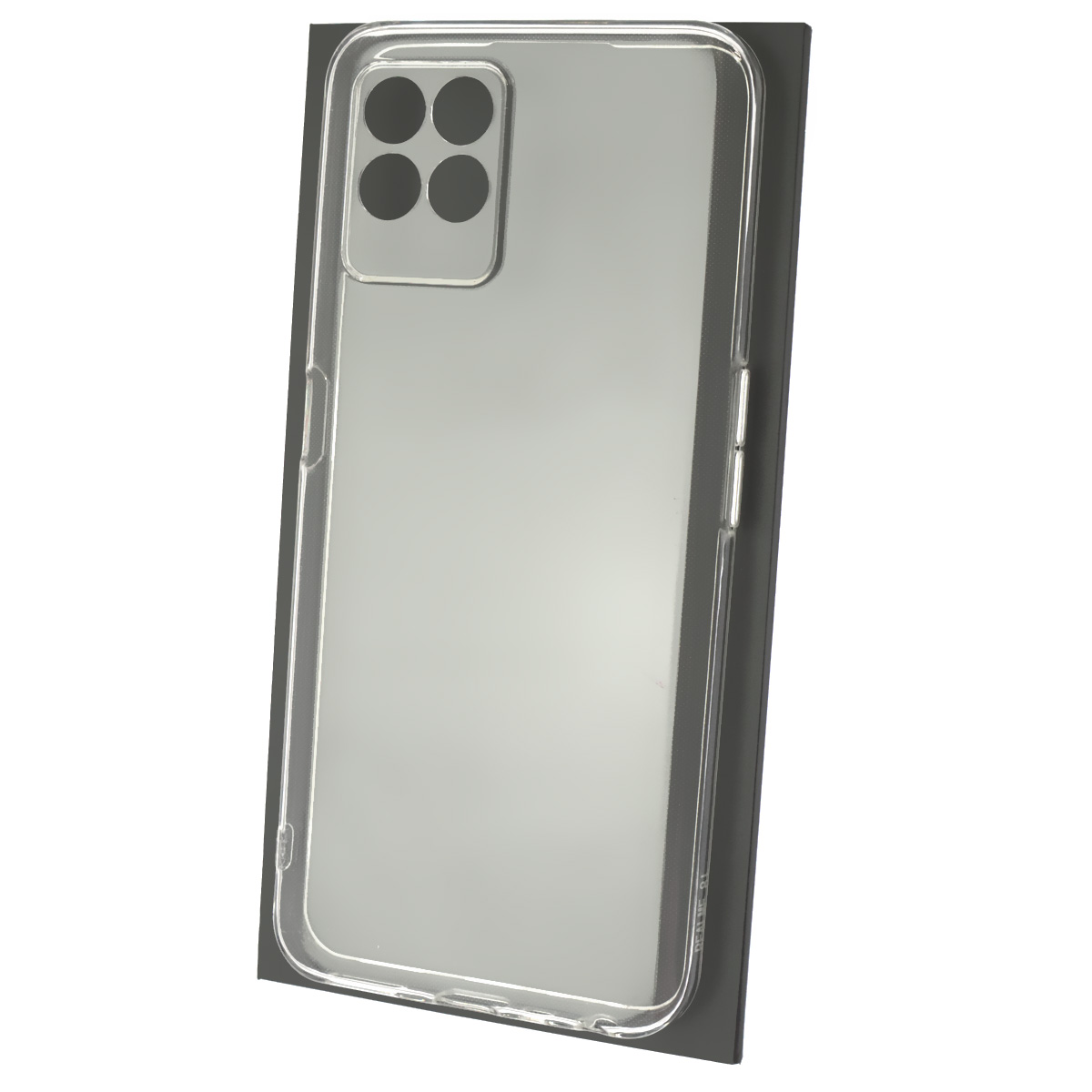 Чехол накладка для Realme 8i, защита камеры, силикон 1.5 мм, цвет прозрачный