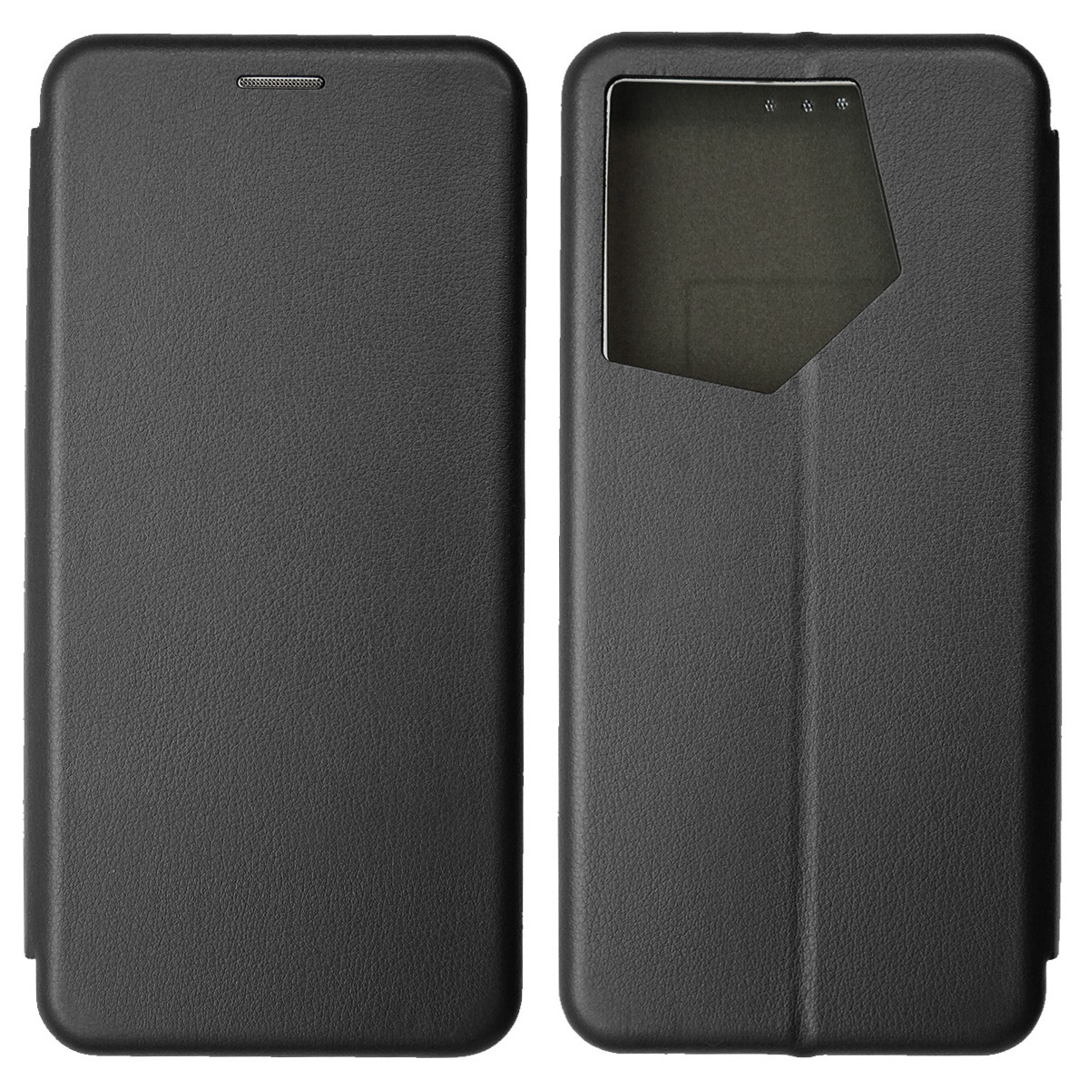 Чехол книжка STYLISH для TECNO Camon 20 Pro 5G, экокожа, визитница, цвет черный