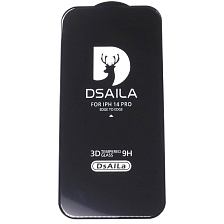 Защитное стекло 15D DSAILA для APPLE iPhone 14 Pro (6.1), цвет окантовки черный Защитное стекло 15D DSAILA для APPLE iPhone 14 Pro (6.1), цвет окантовки черный