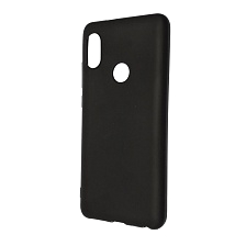 Чехол накладка для XIAOMI Redmi Note 5 Pro, силикон, матовый, цвет черный Чехол накладка для XIAOMI Redmi Note 5 Pro, силикон, матовый, цвет черный