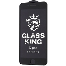 Защитное стекло D Pro для APPLE iPhone 7, iPhone 8, цвет окантовки черный