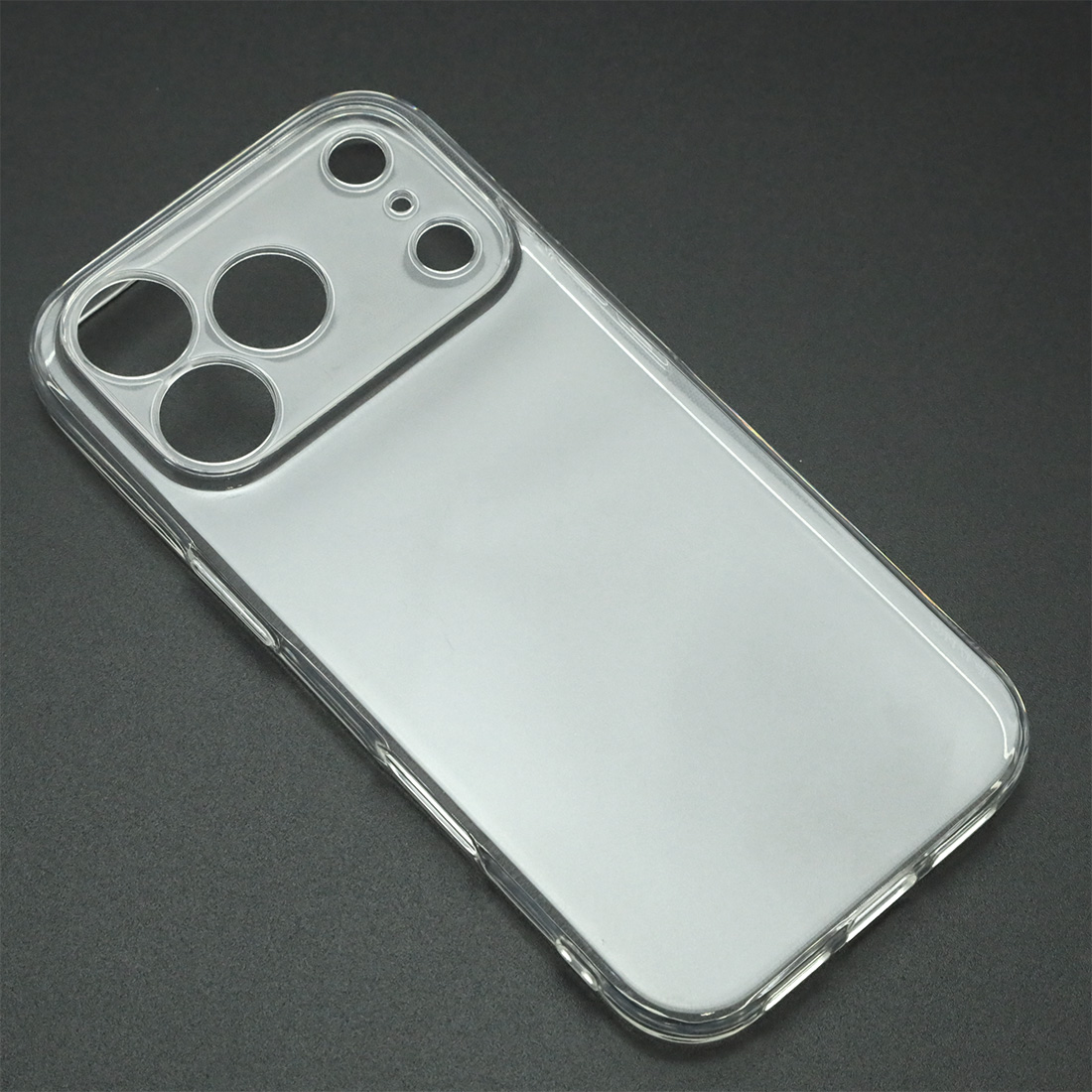 Чехол накладка для APPLE iPhone 17 Pro (6.3"), защита камеры, силикон, прозрачный