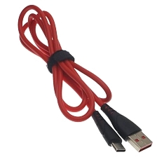 Кабель MRM G03 USB Type C, длина 1 метр, цвет красный