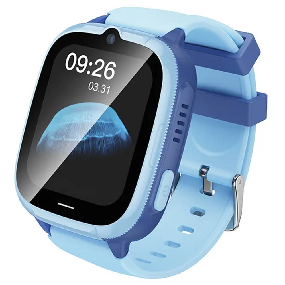 Умные часы для детей HOCO Y106, слот SIM, GPS, Wi-Fi, 4G, камера, 730mAh, цвет сине голубой