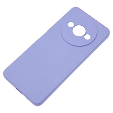 Чехол накладка NANO для XIAOMI Redmi A3, Redmi A3x, POCO C61, защита камеры, силикон, бархат, цвет сиреневый