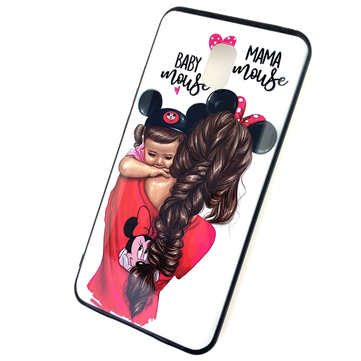 Чехол накладка для XIAOMI Redmi 8A, силикон, рисунок MAMA mouse BABY mouse. Чехол накладка для XIAOMI Redmi 8A, силикон, рисунок MAMA mouse BABY mouse.