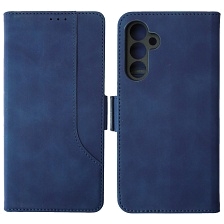 Чехол книжка NICE для SAMSUNG Galaxy A54 5G, экокожа, визитница, цвет темно синий