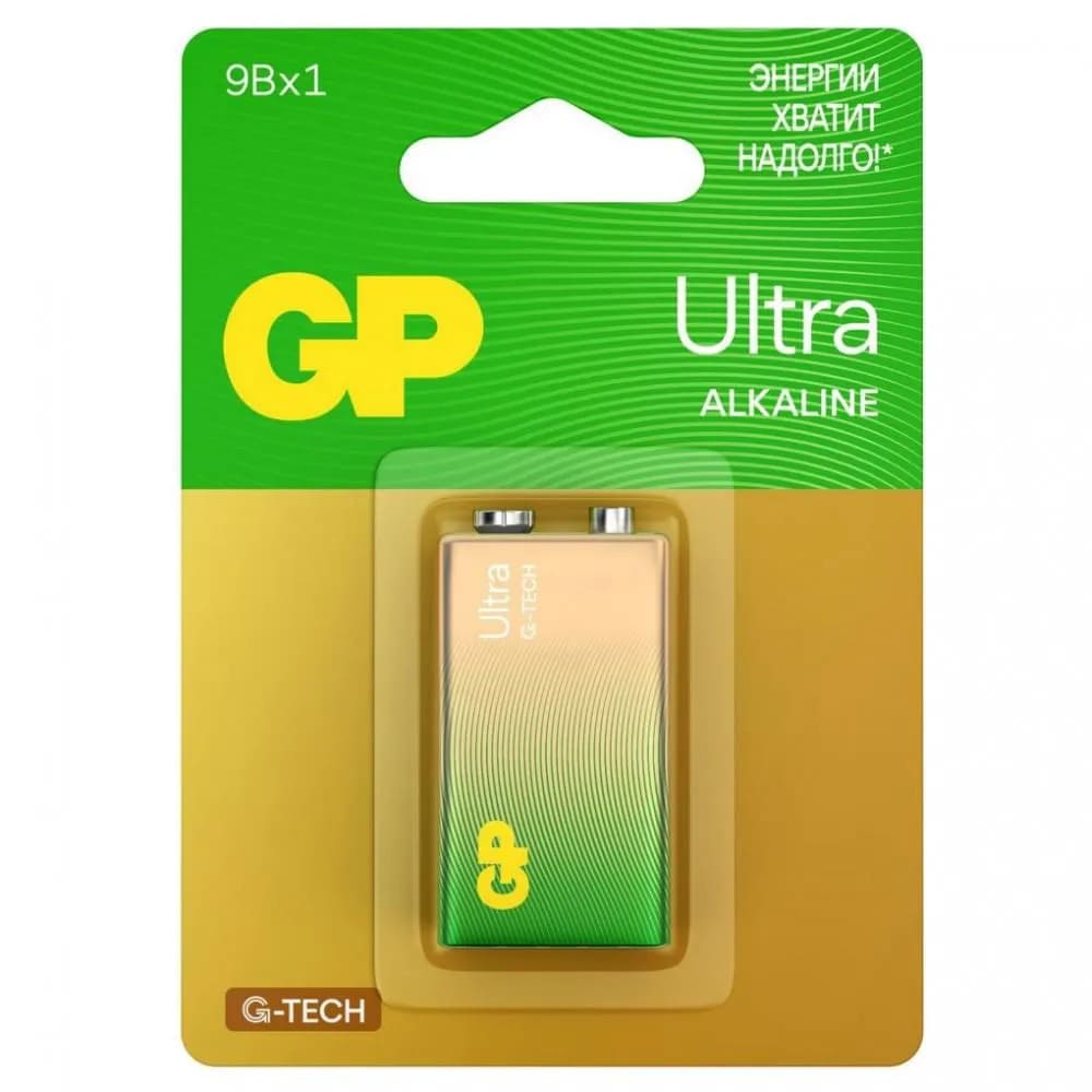 Батарейка GP Ultra Крона 6LR61 Alkaline 9V
