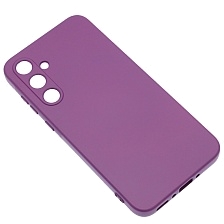 Чехол накладка NANO для SAMSUNG Galaxy A35 5G, защита камеры, силикон, бархат, цвет фиолетовый Чехол накладка NANO для SAMSUNG Galaxy A35 5G, защита камеры, силикон, бархат, цвет фиолетовый