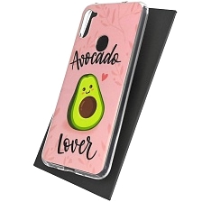 Чехол накладка Vinil для SAMSUNG Galaxy A11 (SM-A115), Galaxy M11 (M115), силикон, рисунок AVOCADO LOVER