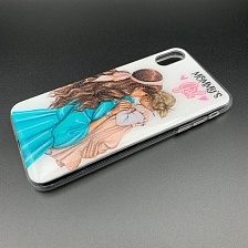 Чехол накладка для APPLE iPhone XS MAX, силикон, рисунок MOMMY Girl.