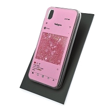 Чехол накладка TransFusion для HUAWEI Honor 8S, Y5 2019, силикон, переливашка, рисунок Lovely Instagram.