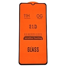 Защитное стекло 21D для OPPO A5 2020, цвет окантовки черный