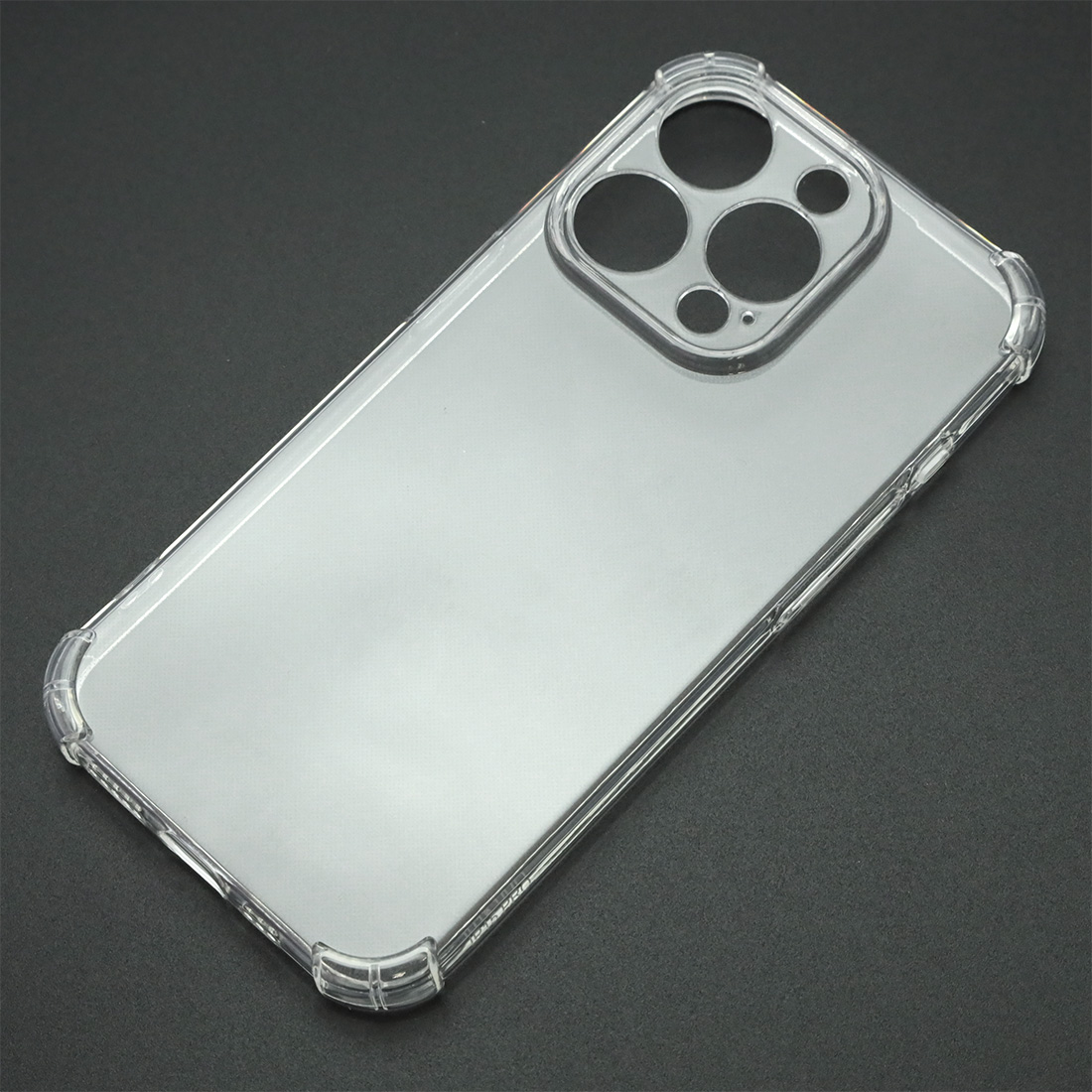 Чехол накладка для APPLE iPhone 15 Pro (6.1"), защита камеры, усиленные края, силикон, прозрачный