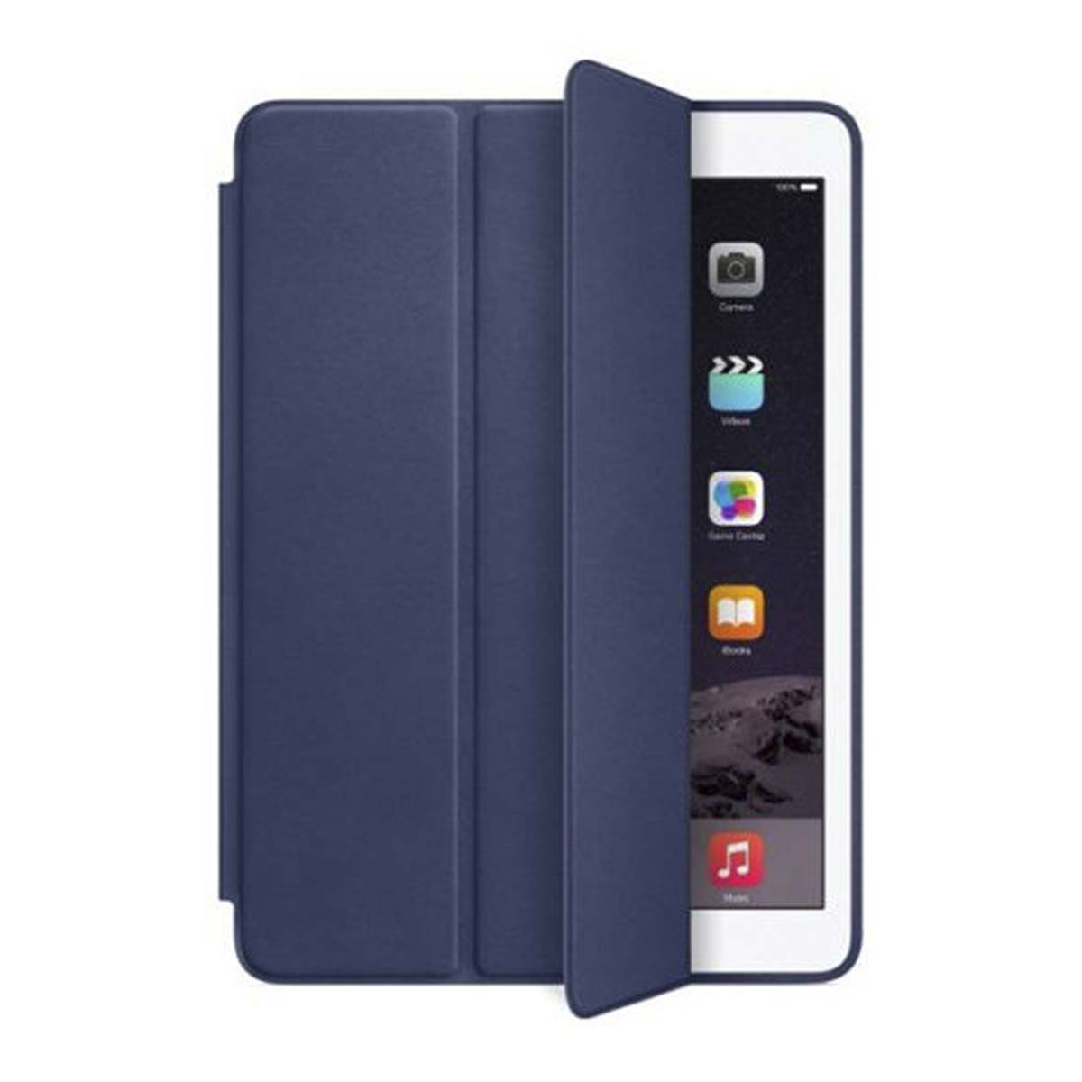 Чехол книжка SMART CASE для APPLE iPad PRO 2018 (11.0"), экокожа, бархат, цвет темно синий.