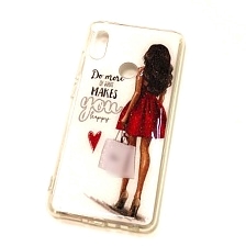 Чехол накладка для XIAOMI Redmi Note 5, Note 5 Pro, силикон, рисунок сумка