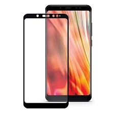 Защитное стекло "2D" для Xiaomi RedMi S2 в техпаке, цвет чёрный.